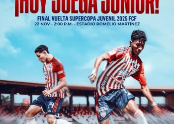 ¡Todos al Romelio! Junior Sub-20 busca el milagro y el título de la Supercopa Juvenil