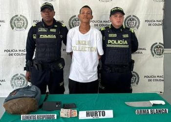Capturado uno de los responsables de violento hurto en el sector de La Playa; Policía recupera todos los elementos