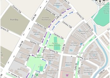 Desde hoy, cambio de sentido vial en la calle 96 entre carreras 71 y 73