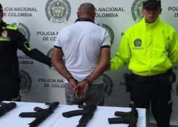 Caen cuatro fusiles de alto poder enviados a Colombia en un bafle de sonido