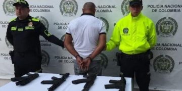 Caen cuatro fusiles de alto poder enviados a Colombia en un bafle de sonido