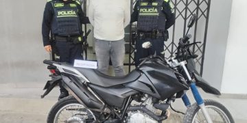 Policía recupera motocicleta robada y captura a un hombre por receptación en Barranquilla