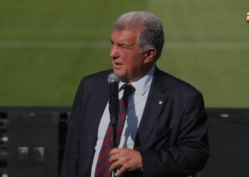 Laporta sueña con un homenaje a Messi en el regreso del Camp Nou