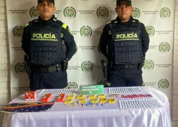 Un kilo de pólvora incautado en Tubará y advierten riesgos por quemaduras en temporada decembrina