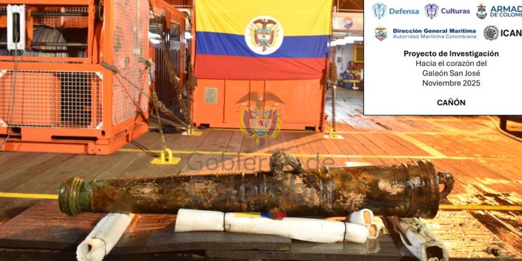 Gobierno recolectó cinco objetos y fragmentos arqueológicos del Galeón San José