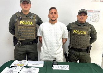 Cae en Soledad hombre con granada y panfletos extorsivos: sería integrante de “Los Costeños”