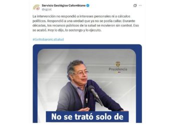Tribunal ordena al Servicio Geológico Colombiano abstenerse de usar sus redes para contenidos políticos
