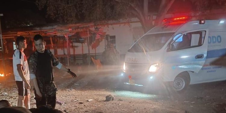 Con explosivos atacaron a base militar en zona rural de Aguachica, Cesar. Cuatro muertos y Siete heridos