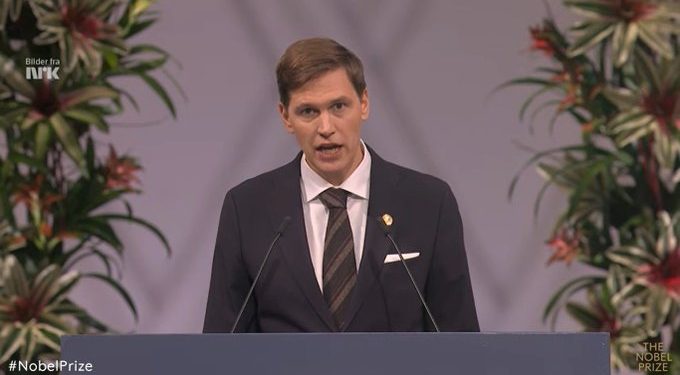 Comité del Nobel envía mensaje directo a Nicolás Maduro durante entrega del premio