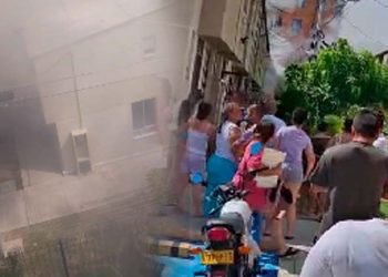 Emergencia por incendio en apartamento de conjunto en Soledad