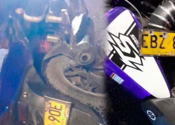 Tres heridos tras choque entre motocicletas en la vía al aeropuerto de Soledad