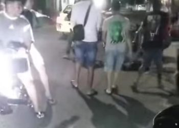 Accidente en moto dejó dos heridos en el barrio La Manga, Barranquilla