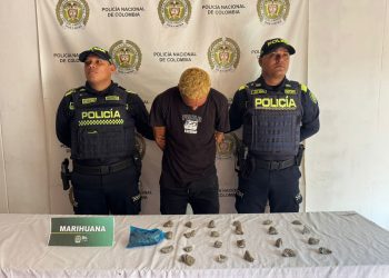 Policía captura en flagrancia a presunto expendedor de drogas en Campo de la Cruz