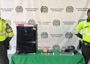 Policía incauta marihuana y cocaína ocultas en encomiendas de bus Barranquilla-Santa Marta