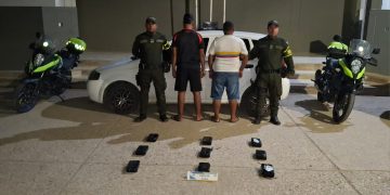 Golpe al narcotráfico en Bolívar: dos capturados con 10 kilos de base de coca en carretera nacional