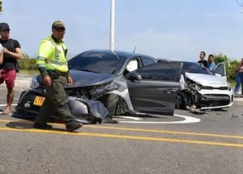 Accidente en el Malecón de Barranquilla deja varios heridos