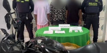 Capturan a tres adolescentes por presunta extorsión en barrio Bellavista de Malambo