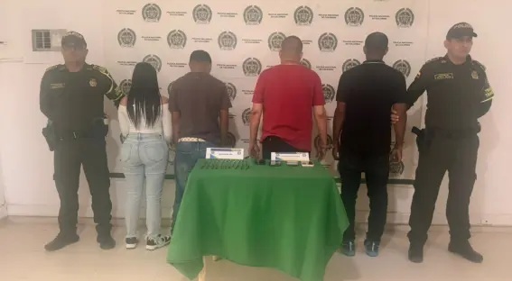 Golpe al Clan del Golfo en Bolívar: capturan a cuatro presuntos integrantes con munición y material intimidatorio