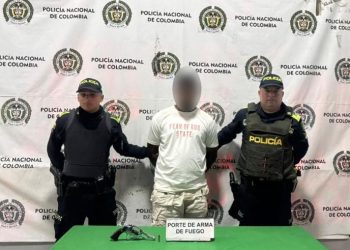 Capturado en El Bosque por porte ilegal de arma de fuego en Barranquilla