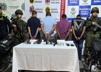 Duro golpe al ‘Clan del Golfo’ en Santander: capturan a cuatro presuntos integrantes armados