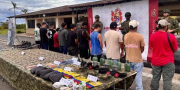 En Chocó once disidentes de las FARC se someten a la justicia 