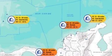 Alerta en el Caribe colombiano: vientos de hasta 50 km/h y oleaje peligroso ponen en riesgo actividades marítimas este puente festivo