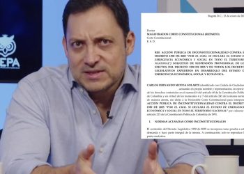 Senador Carlos Fernando Motoa demanda decreto de emergencia económica