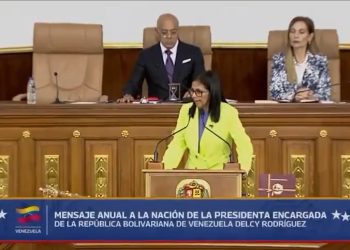 Delcy Rodríguez desafía a EE. UU. tras reunión de Machado y Trump: “No le tengamos miedo a la diplomacia”