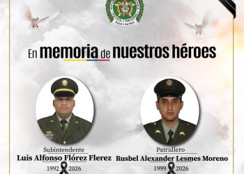 Atentado contra la Policía en Caquetá: ráfagas de fusil dejan dos uniformados muertos en pleno servicio