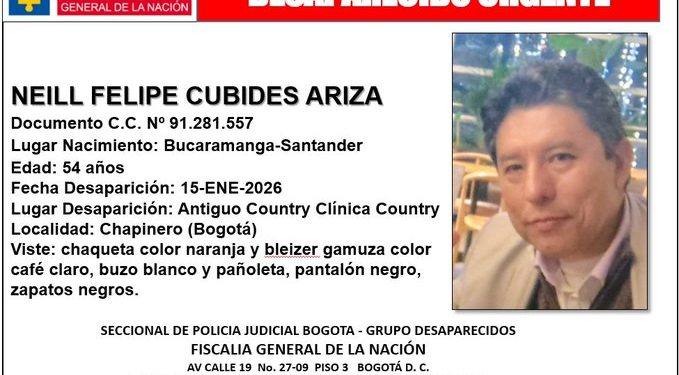 Hallan sin vida a profesor del Externado desaparecido desde el 15 de enero