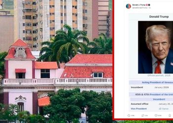 Donald Trump publicó imagen manipulada de Wikipedia como “presidente interino de Venezuela”