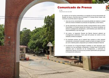 Ejército confirma investigaciones tras desaparición de armas incautadas en batallón de Barranquilla
