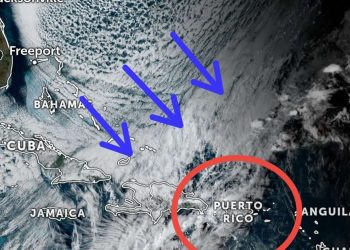 Expertos alertan más lluvias este lunes ante llegada de frente frío