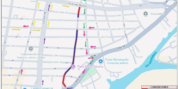 Cierres viales por Baila la Calle en la carrera 50