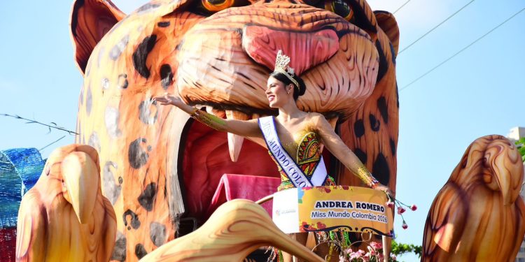 “Riqueza artesanal del Atlántico”, la carroza de la Gobernación que deslumbró en el Carnaval de Barranquilla