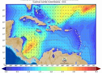 Dimar alerta por frente frío y mar de fondo en el Caribe colombiano entre el 6 y 9 de febrero