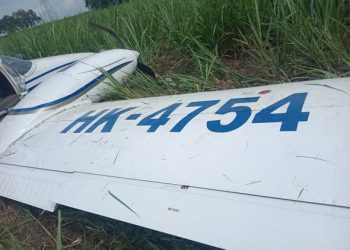 Avión ambulancia sufrió accidente cerca al aeropuerto de Cali; no hubo heridos