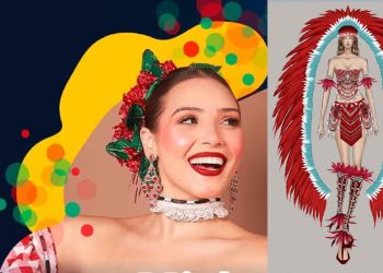 Este fin de semana, la reina Michelle Char se viste de EDA para el Carnaval del Suroccidente y el Carnaval de los Niños
