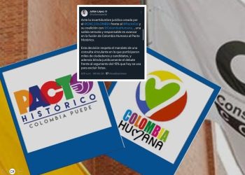 Presidente de la Cámara propone fusión entre Pacto Histórico y Colombia Humana