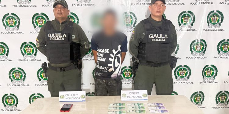 GAULA captura a presunto integrante de “Los Costeños” por extorsión en el suroriente de la ciudad