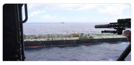 EE. UU. interceptó un tercer petrolero en el océano Índico por violar bloqueo de crudo vinculado a Venezuela