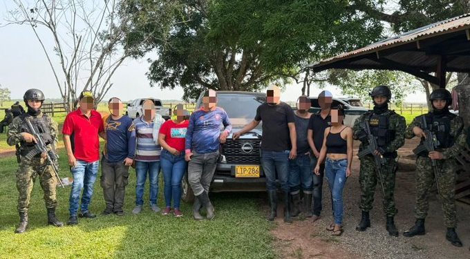 Rescate de 13 secuestrados en Puerto Lleras tras operación del Gaula Militar
