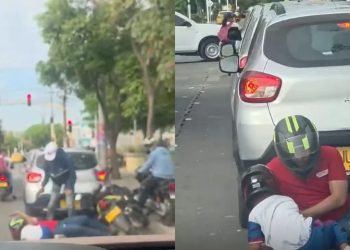 Atraco a plena luz del día en Santa Marta: padre e hijo víctimas de delincuentes