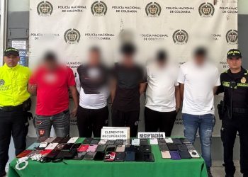 Operativo en el Carnaval de Barranquilla: cinco capturados y más de $108 millones en celulares recuperados