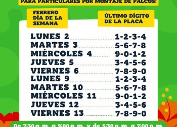 Pico y placa temporal en la Vía 40 por montaje de palcos del Carnaval de Barranquilla