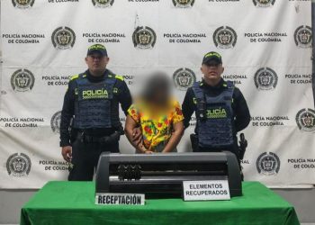 Policía recupera plotter hurtado y captura a presunto responsable en Simón Bolívar