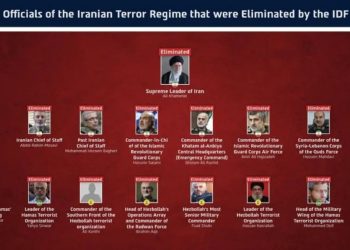Israel revela lista de altos mandos iraníes abatidos en operación conjunta con EE. UU.
