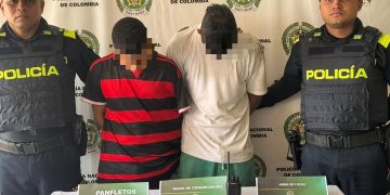 Caen dos hombres armados en Polonuevo y les incautan panfletos de “Los Costeños”