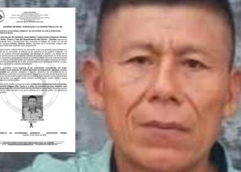 Sin vida fue encontrado gobernador indígena que había sido secuestrado en Chocó