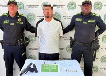 Capturan a hombre que realizaba disparos al aire en Sabanagrande, Atlántico